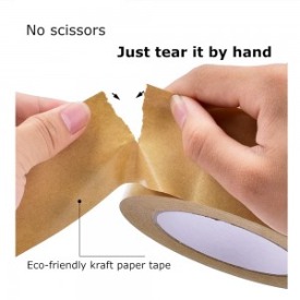 easy to tear packaging sealing box Kraft paper tape