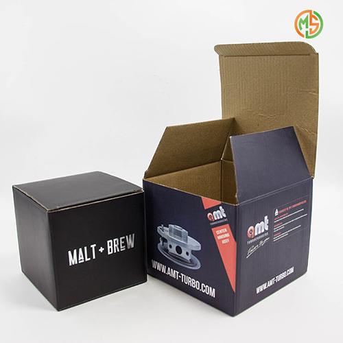 Custom Black Packaging cardboard Shipping carton Box