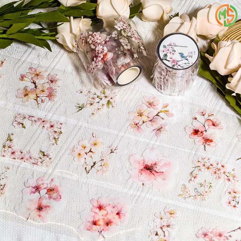  DIY Decorative Flowers PET Washi Tape