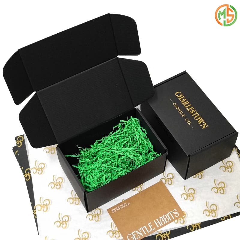 Custom Print Hot Stamping Cardboard Mailer Shipping Shoes Box